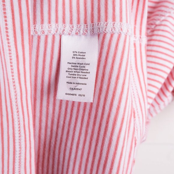 TALBOTS T striped crew neck shirt size X - Picture 7 of 7